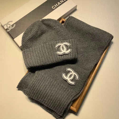 Replica Chanel Hat and Scarf Set #1401866 $52.00 USD for Wholesale