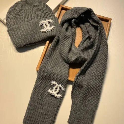 Replica Chanel Hat and Scarf Set #1401866 $52.00 USD for Wholesale