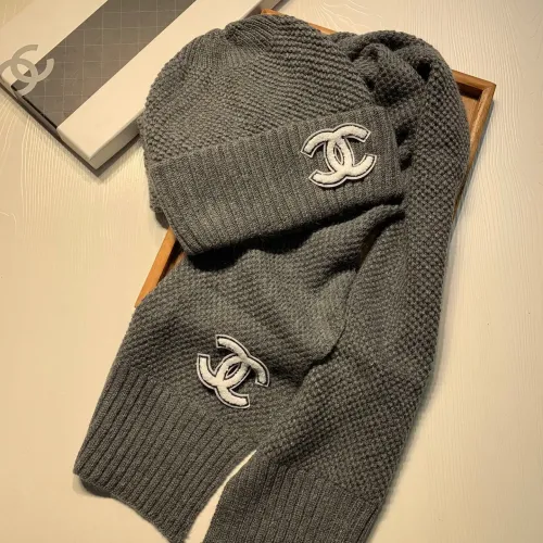 Replica Chanel Hat and Scarf Set #1401866 $52.00 USD for Wholesale