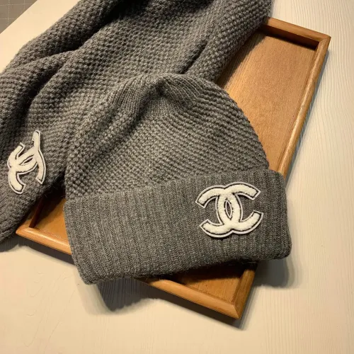 Replica Chanel Hat and Scarf Set #1401866 $52.00 USD for Wholesale