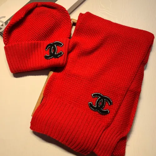 Chanel Hat and Scarf Set #1401867 $52.00 USD, Wholesale Replica Chanel Hat and Scarf and Glove Set