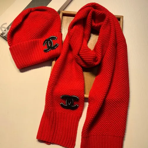 Replica Chanel Hat and Scarf Set #1401867 $52.00 USD for Wholesale