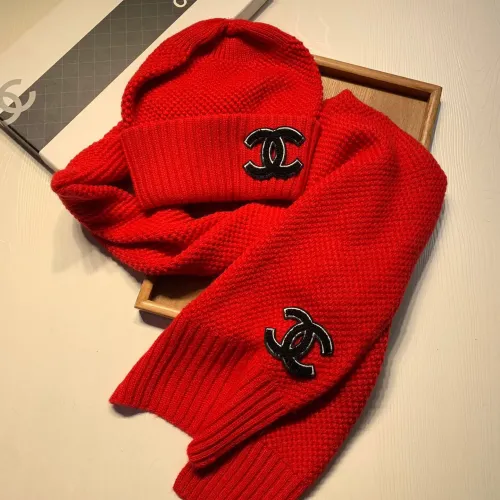 Replica Chanel Hat and Scarf Set #1401867 $52.00 USD for Wholesale