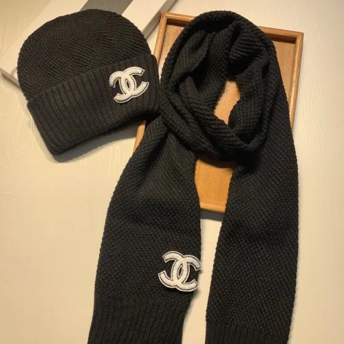 Replica Chanel Hat and Scarf Set #1401868 $52.00 USD for Wholesale