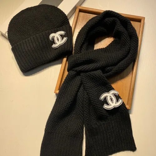 Replica Chanel Hat and Scarf Set #1401868 $52.00 USD for Wholesale