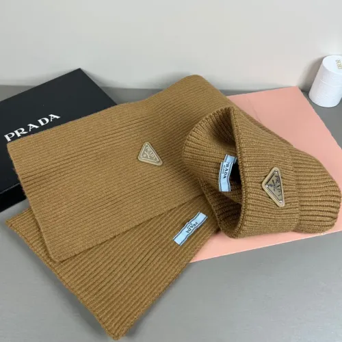Replica Prada Hat and Scarf Set #1401880 $45.00 USD for Wholesale