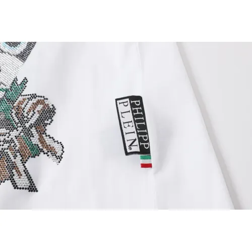 Replica Philipp Plein PP Oversize T-Shirts Short Sleeved For Men #1401938 $29.00 USD for Wholesale