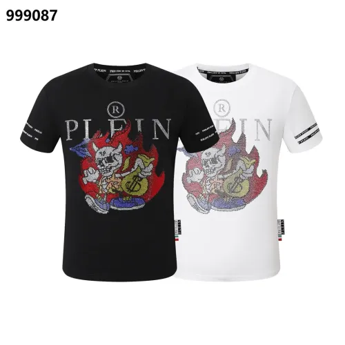 Replica Philipp Plein PP Oversize T-Shirts Short Sleeved For Men #1401941 $29.00 USD for Wholesale