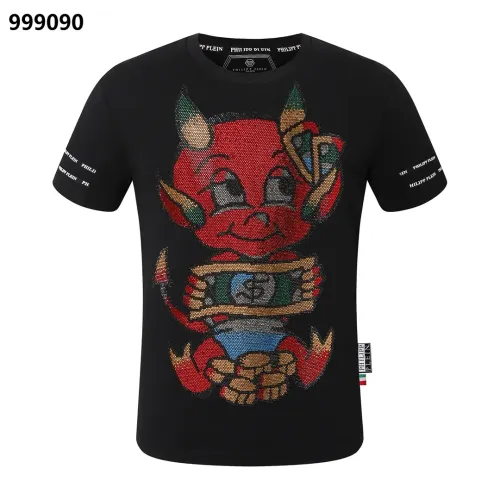 Philipp Plein PP Oversize T-Shirts Short Sleeved For Men #1401947 $29.00 USD, Wholesale Replica Philipp Plein PP T-Shirts