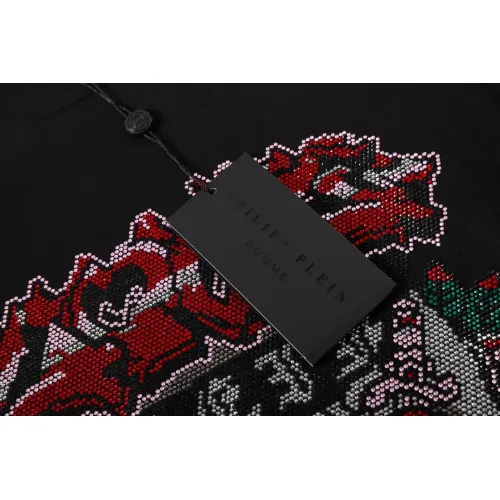 Replica Philipp Plein PP Oversize T-Shirts Short Sleeved For Men #1401953 $29.00 USD for Wholesale