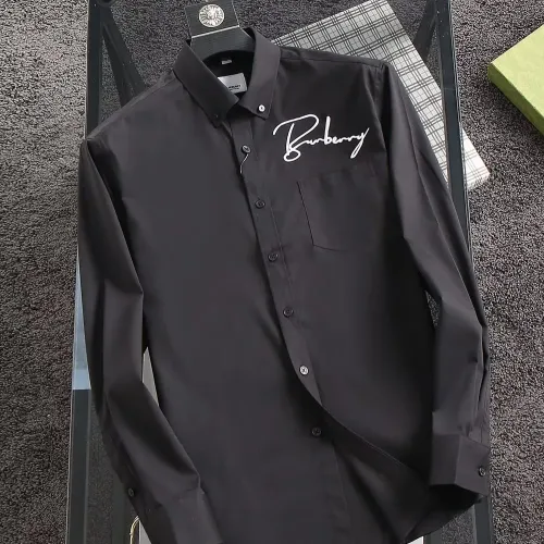 Burberry Shirts Long Sleeved For Men #1402034 $40.00 USD, Wholesale Replica Burberry Shirts