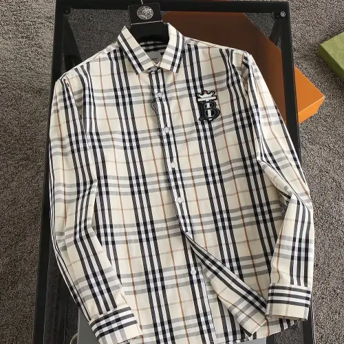 Burberry Shirts Long Sleeved For Men #1402044 $38.00 USD, Wholesale Replica Burberry Shirts