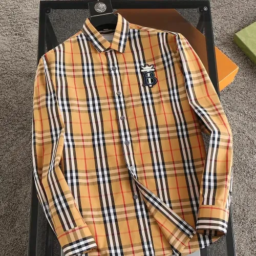 Burberry Shirts Long Sleeved For Men #1402045 $38.00 USD, Wholesale Replica Burberry Shirts