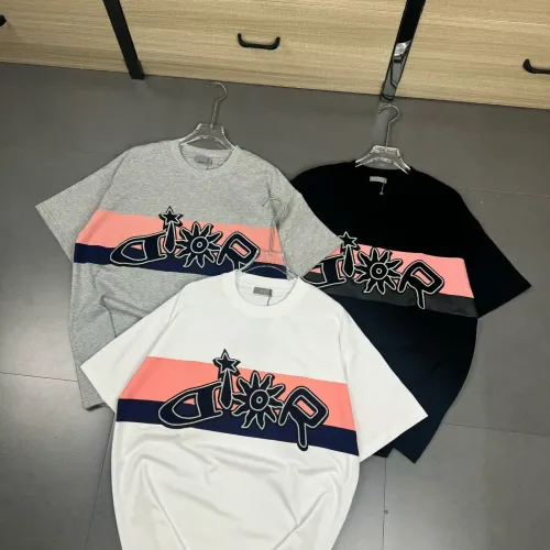 Replica Christian Dior T-Shirts Short Sleeved For Unisex #1402214 $32.00 USD for Wholesale