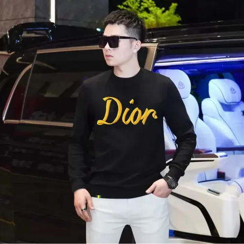 Replica Christian Dior Sweaters Long Sleeved For Men #1402382 $48.00 USD for Wholesale