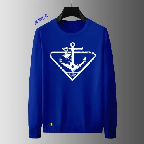 Prada Sweaters Long Sleeved For Men #1402402 $48.00 USD, Wholesale Replica Prada Sweaters