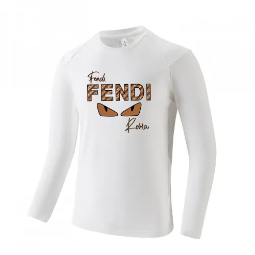 Fendi T-Shirts Long Sleeved For Men #1402546 $42.00 USD, Wholesale Replica Fendi T-Shirts