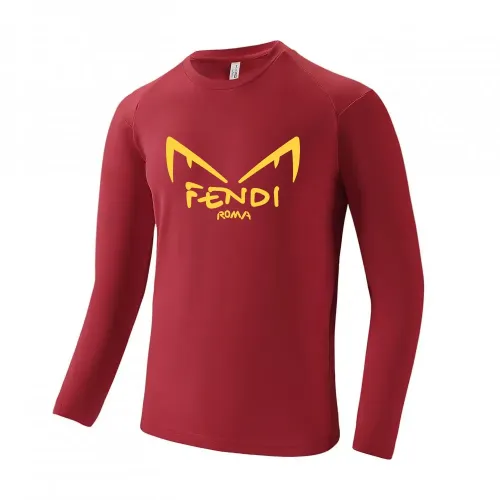 Fendi T-Shirts Long Sleeved For Men #1402603 $42.00 USD, Wholesale Replica Fendi T-Shirts