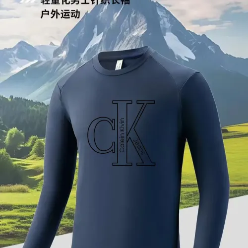 Calvin Klein CK T-Shirts Long Sleeved For Men #1402617