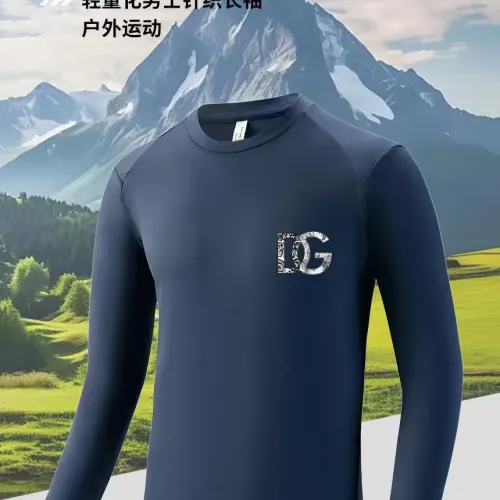 Dolce &amp; Gabbana D&amp;G T-Shirts Long Sleeved For Men #1402630 $42.00 USD, Wholesale Replica Dolce &amp; Gabbana D&amp;G T-Shirts