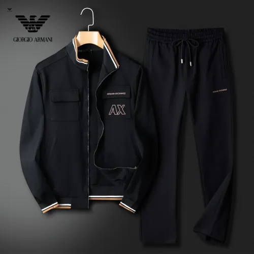 Armani Tracksuits Long Sleeved For Men #1402689 $85.00 USD, Wholesale Replica Armani Tracksuits