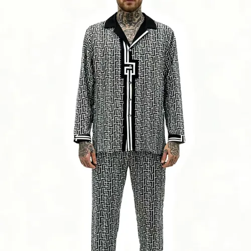 Replica Balmain Tracksuits Long Sleeved For Men #1402755 $85.00 USD for Wholesale