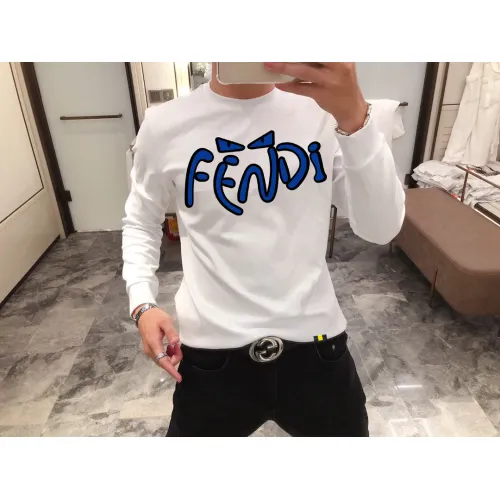 Fendi Hoodies Long Sleeved For Men #1402834 $48.00 USD, Wholesale Replica Fendi Hoodies