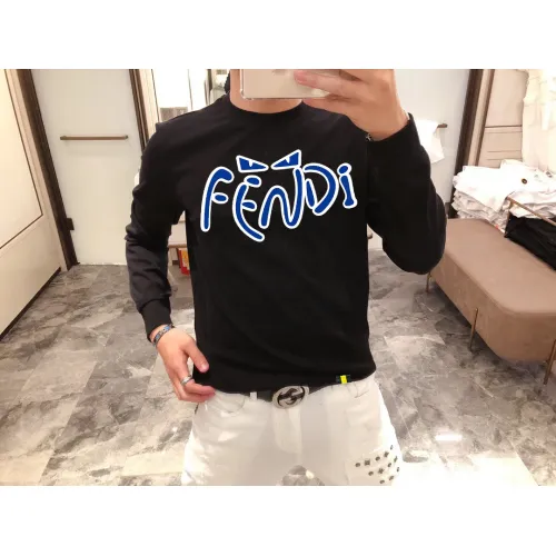 Fendi Hoodies Long Sleeved For Men #1402835 $48.00 USD, Wholesale Replica Fendi Hoodies