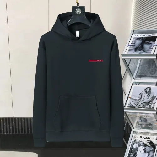 Prada Hoodies Long Sleeved For Men #1403087 $48.00 USD, Wholesale Replica Prada Hoodies