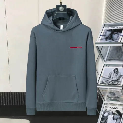 Prada Hoodies Long Sleeved For Men #1403089 $48.00 USD, Wholesale Replica Prada Hoodies