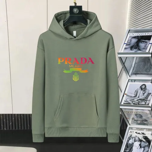 Prada Hoodies Long Sleeved For Men #1403152 $48.00 USD, Wholesale Replica Prada Hoodies
