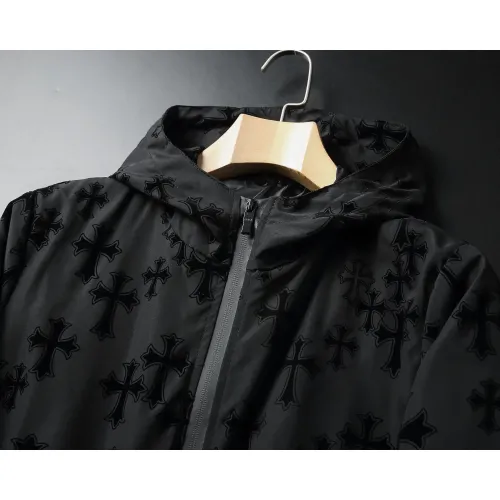 Replica Chrome Hearts Jackets Long Sleeved For Men #1403193 $60.00 USD for Wholesale