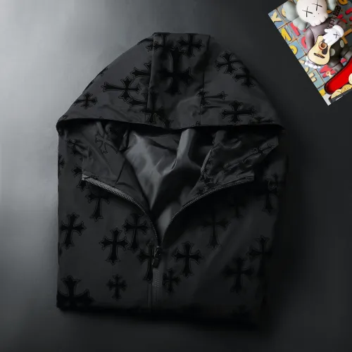 Replica Chrome Hearts Jackets Long Sleeved For Men #1403193 $60.00 USD for Wholesale