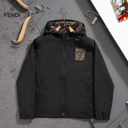Fendi Jackets Long Sleeved For Men #1403240 $60.00 USD, Wholesale Replica Fendi Jackets