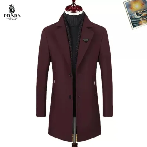 Prada Coats Long Sleeved For Men #1403248 $88.00 USD, Wholesale Replica Prada Coats
