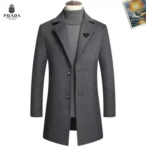Prada Coats Long Sleeved For Men #1403249 $88.00 USD, Wholesale Replica Prada Coats