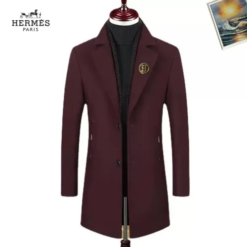 Hermes Coats Long Sleeved For Men #1403260 $88.00 USD, Wholesale Replica Hermes Coats