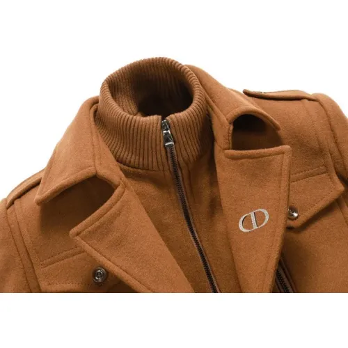 Replica Christian Dior Coats Long Sleeved For Men #1403283 $88.00 USD for Wholesale