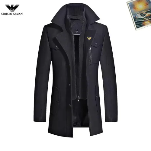 Armani Coats Long Sleeved For Men #1403291