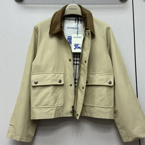 Replica Burberry Jackets Long Sleeved For Women #1403292 $140.00 USD for Wholesale