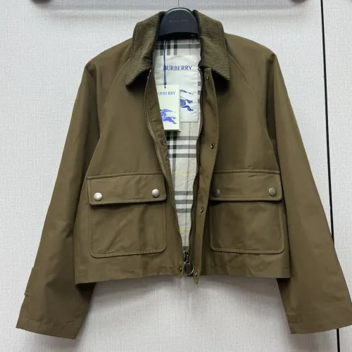 Replica Burberry Jackets Long Sleeved For Women #1403293 $140.00 USD for Wholesale