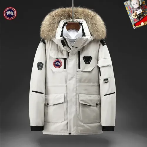 Canada Goose Down Feather Coat Long Sleeved For Men #1403341 $82.00 USD, Wholesale Replica Canada Goose Down Feather Coat