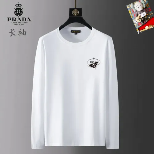 Prada T-Shirts Long Sleeved For Unisex #1403442 $34.00 USD, Wholesale Replica Prada T-Shirts