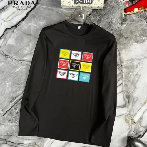 Prada T-Shirts Long Sleeved For Unisex #1403480 $34.00 USD, Wholesale Replica Prada T-Shirts