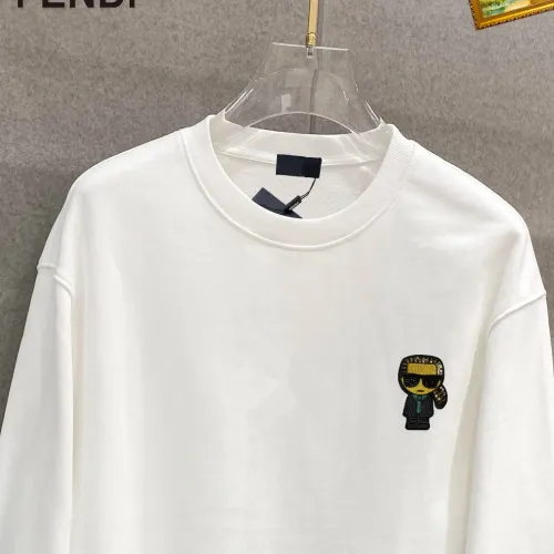 Replica Fendi Hoodies Long Sleeved For Men #1403551 $40.00 USD for Wholesale