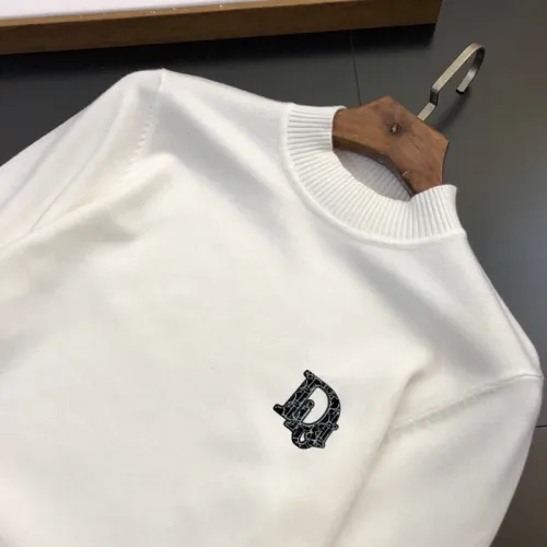 Replica Christian Dior Sweaters Long Sleeved For Men #1403580 $42.00 USD for Wholesale