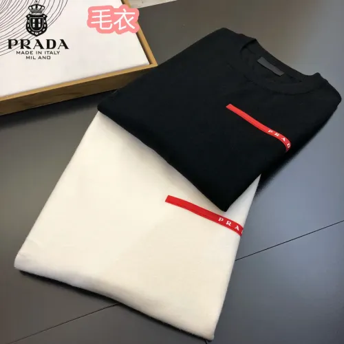 Replica Prada Sweaters Long Sleeved For Men #1403589 $42.00 USD for Wholesale