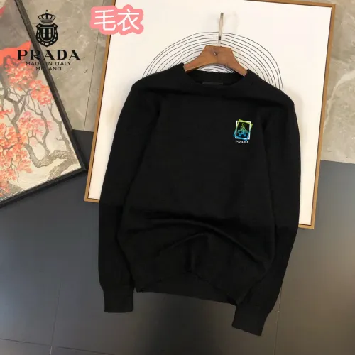 Prada Sweaters Long Sleeved For Men #1403594 $42.00 USD, Wholesale Replica Prada Sweaters