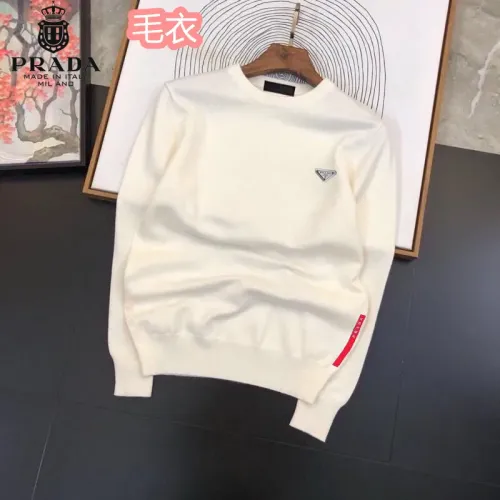 Prada Sweaters Long Sleeved For Men #1403610 $42.00 USD, Wholesale Replica Prada Sweaters