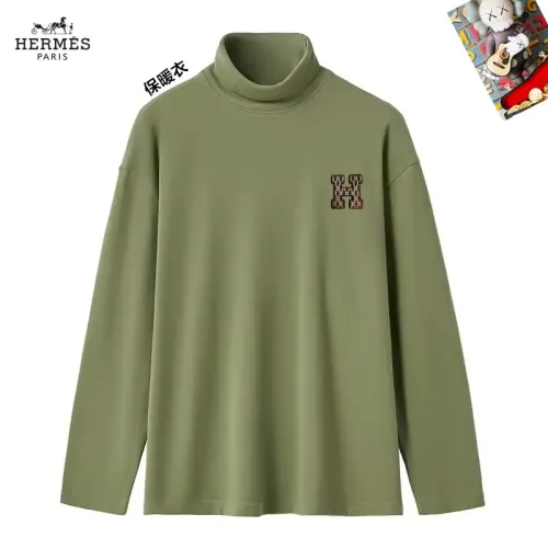 Hermes T-Shirts Long Sleeved For Men #1403636 $40.00 USD, Wholesale Replica Hermes T-Shirts